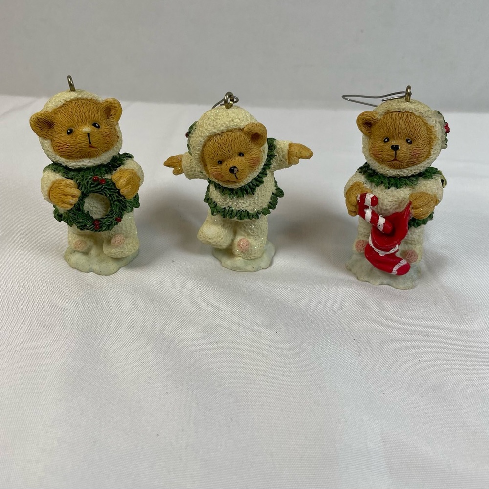 Adorable‎ Bear Holiday Ornaments Set
